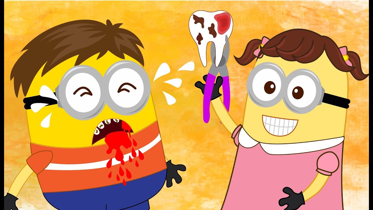 Minions Eating Banana and His Sister Treats Teeth Full Movie! 